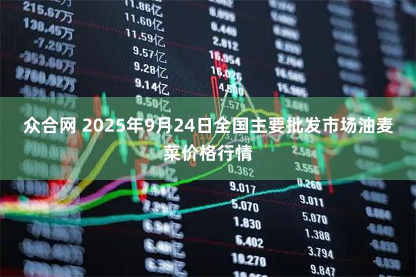 众合网 2025年9月24日全国主要批发市场油麦菜价格行情